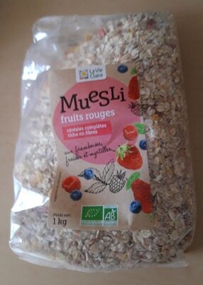 Muesli fruits rouges