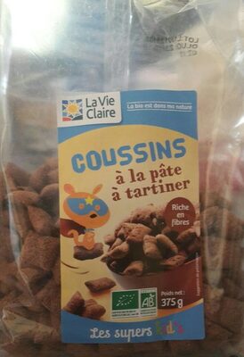 Coussins à la pâte à tartiner