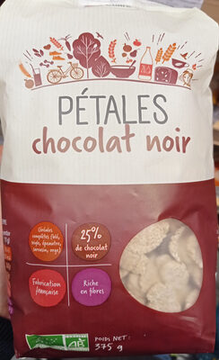 Petales au chocolat noir