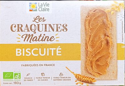 Les craquines matine biscuitée