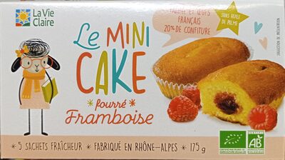 Mini cake fourré framboise