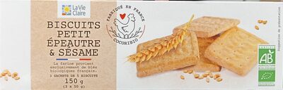 Biscuits petit épeautre et sesame
