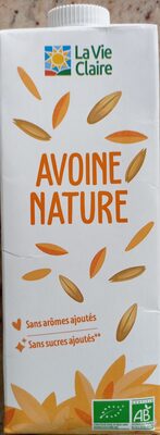 Boisson à l'avoine nature