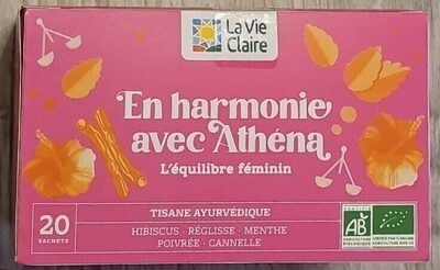 En harmonie avec Athéna - Tisane Ayurvédique