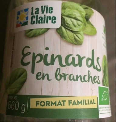 Épinards en branches bio