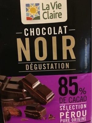 Chocolat noir dégustation 85%