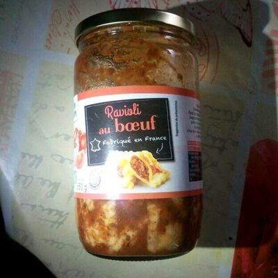 Raviolis au boeuf bio