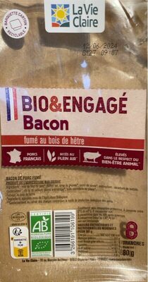 Bacon fume au bois de hetre