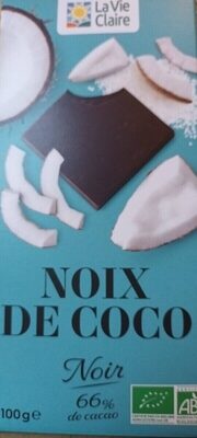 Noix de coco noir 66%