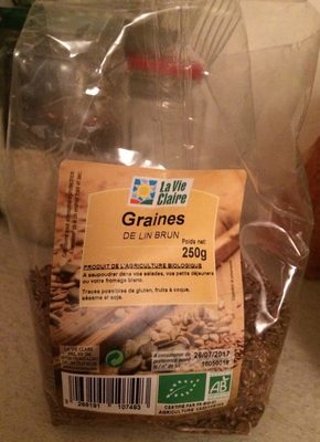 Graines de lin brun