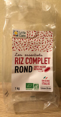 Riz rond complet
