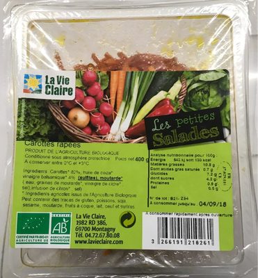 Les petites salades - Carottes râpées