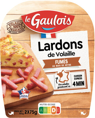 Lardons de volaille fumés Le Gaulois