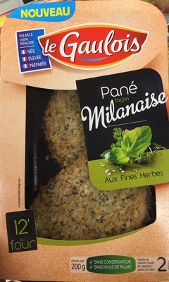 panés milanaise fines herbes s/at x2
