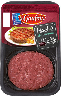 haches de canard crus x2