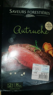 Pavés d'autruche sauce à la truffe