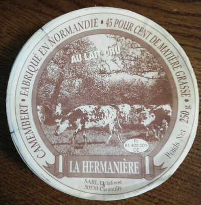 Camembert au lait cru 45% M.G.
