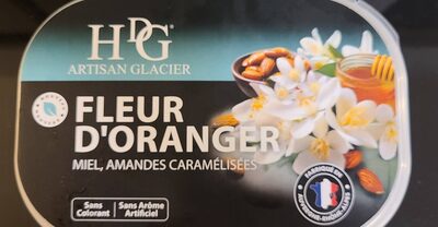 Glace fleur oranger miel aman