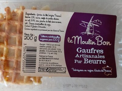 Gaufres artisanales pur beurre