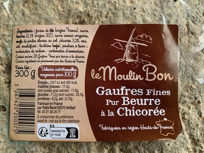 Gaufres Fines à la Chicorée