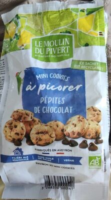 Mini cookies pépites de chocolat