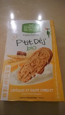 P'tit Déj' Bio Céréales et sucre complet