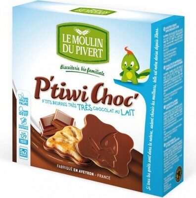 Biscuit P'tiwi Choc' Chocolat au lait
