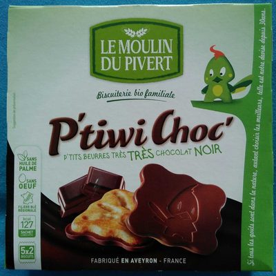 P'tiwi Choc' - Biscuit p'tits beurres très très chocolat noir