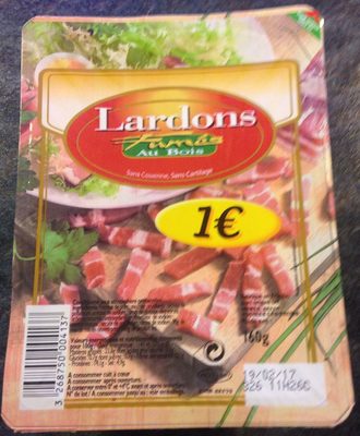 Lardons fumés au bois