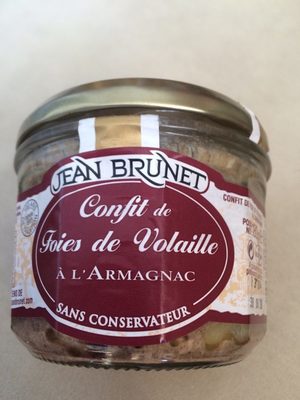 Confit des foies de volaille a l'armagnac