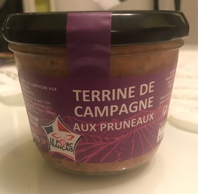 Terrine de campagne aux pruneaux
