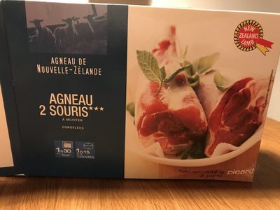 2 Souris D'agneau Congelées Jarrets