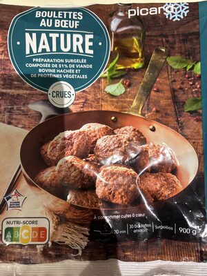 Boulettes au boeuf crues