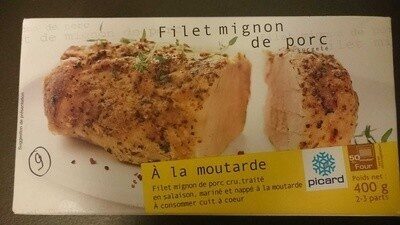 Filet mignon de porc à la moutarde