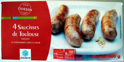 4 Saucisses de Toulouse - surgelées