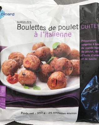 Boulettes de poulet cuites a l'italienne