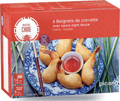 6 Beignets de Crevette sauce aigre douce