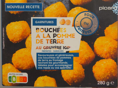 Bouchées à la pomme de terre au gruyère IGP