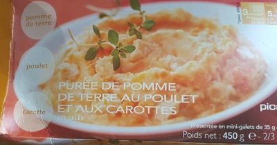 Purée de Pommes de Terre au Poulet et aux Carottes