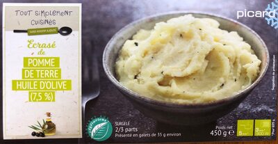 écrasé de pommes de terre à l'huile d'olive (7.5%)