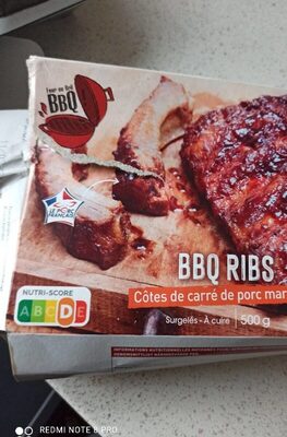 Ribs côtes de carré de porc marinés