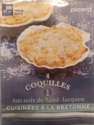 4 Coquilles aux Noix de Saint-Jacques
