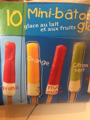 Mini-bâtonnets Glacés Au Lait Et Aux Fruits