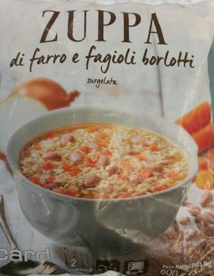 Soupe d'épeautre et haricots borlotti