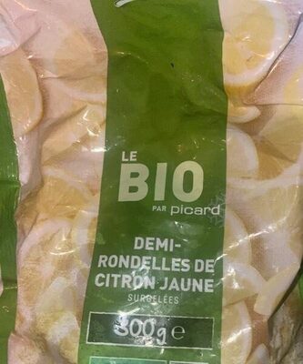 Demi-rondelles de citron jaune