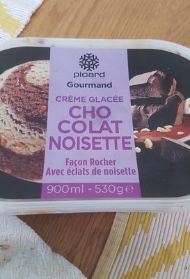 Crème glacée chocolat noisette