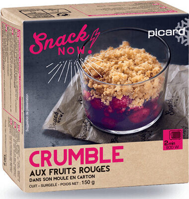 Crumble aux fruits rouges