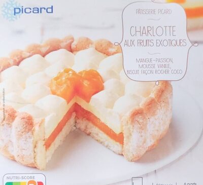 Charlotte aux fruits exotiques
