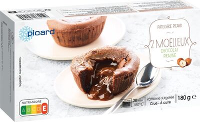 2 Moelleux chocolat praliné