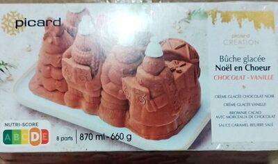 Bûche glacée Noël en chœur